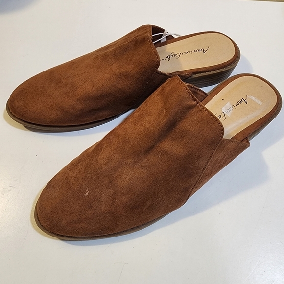 American Eagle Outfitters brown slides size 7 1/2 - Picture 1 of 14
